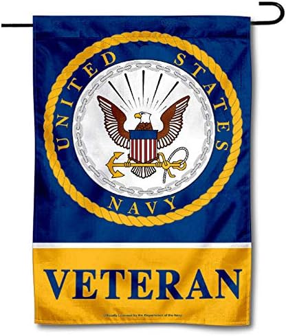 WinCraft US Navy Veteran Garden Flag
