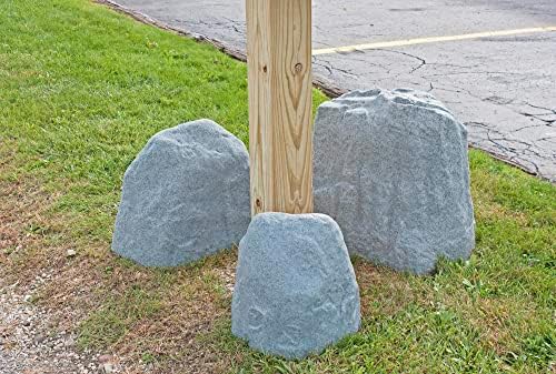 Emsco Group 2187 Landscape Rock - Natural Granite Appearance -Small -Lightweight - Easy to Install