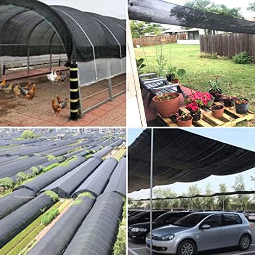 Shade Cloth - 70-90% Sunblock Net for Garden Patio,Shade Sails for Plants Greenhouse Outdoor Pergola Lawn Swimming Sun Shade Cloths for Kennel Chicken Coop Easier to Hang Shade Net Cover