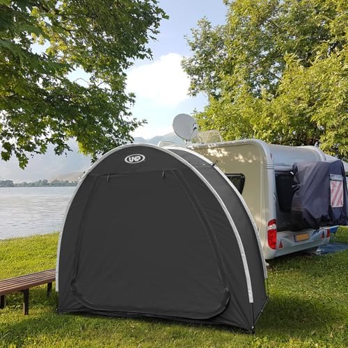 UNP Bike Storage Shed Tent, Portable Outdoor Bike Storage Tent with 210D Oxford Thick PU4000 Waterproof for 1/2/3/4 Bikes, Bike Covers Storage Shed Tent for Bicycles, Lawn Mower, Garden Tools