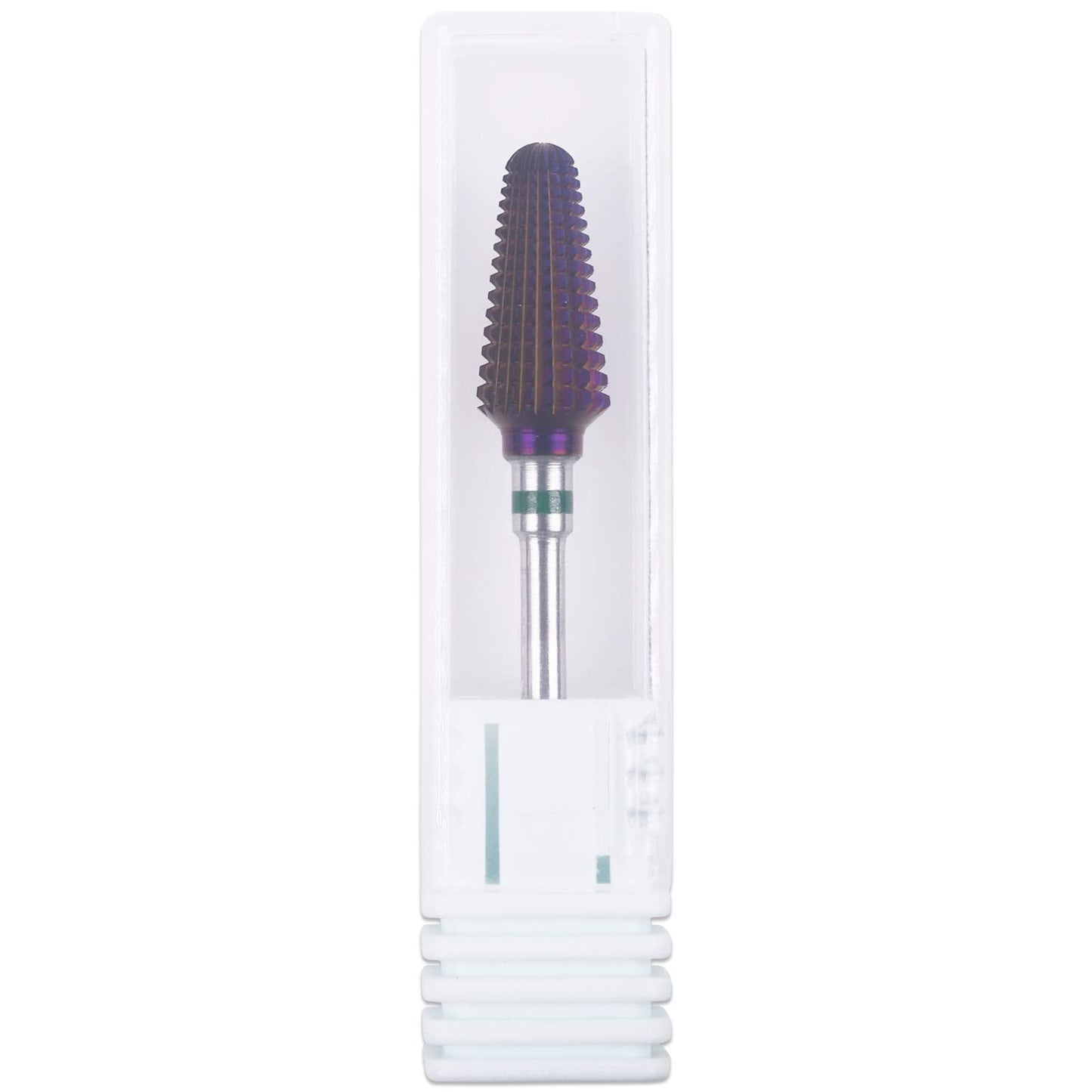 PANA USA 3/32” Purple Tornado Nail Carbide Drill Bit - Fast Remove for Acrylic or Hard Gels Remover Professional Manicure Pedicure Rotary Tool- Coarse