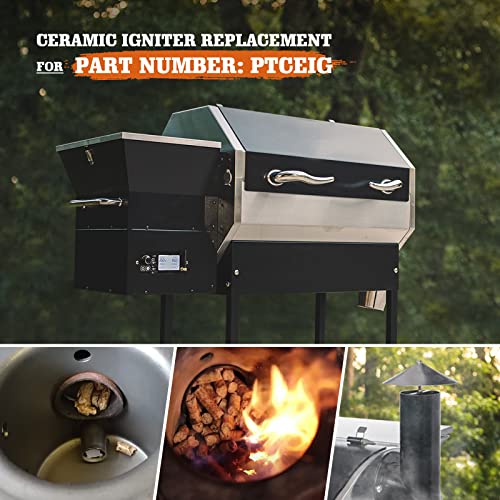 Ceramic Igniter Element Replacement for REC TEC, Recteq Wood Pellet Grill and Smoker, 120V 80W