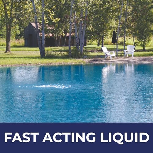Ultimate Pond Bacteria, Outdoor Pond & Lake Natural Beneficial Bacteria Treatment, Aquatic Odor Reducer & Sludge Digester, Fish, Plant, & Livestock Safe, Easy Dosing Liquid, 1 Gallon Bottle