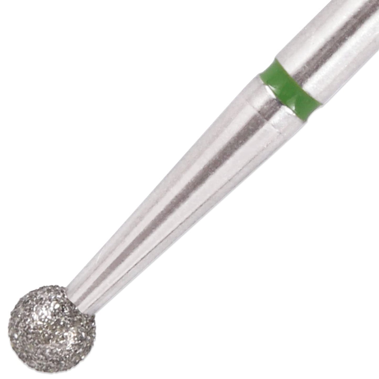 PANA 3/32" Diamond Carbide Ball Bit- Style 04, Coarse Grit - Professional Cuticle Nail Drill Bits for Acrylic Gel Nails Dry Manicure Pedicure Shape Remove Tools