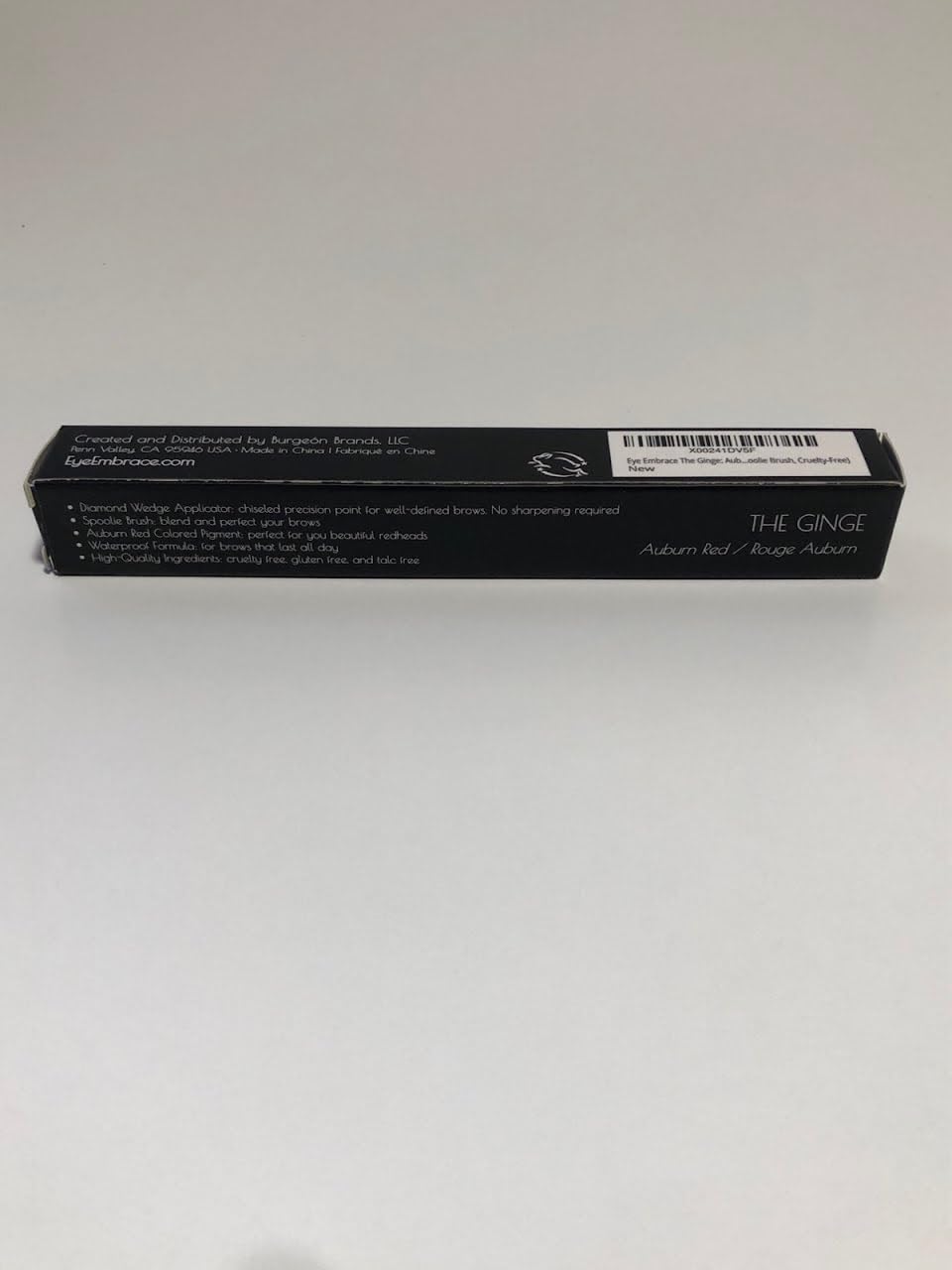 Eye Embrace The Ginge: Auburn Red Eyebrow Pencil – Waterproof, Double-Ended Automatic Angled Tip & Spoolie Brush, Cruelty-Free