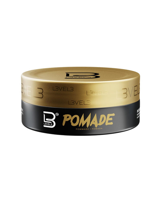 L3 Level 3 Pomade - Improves Hair Strength and Volume Long-Lasting Hold Infused with Keratin (4 Pack)