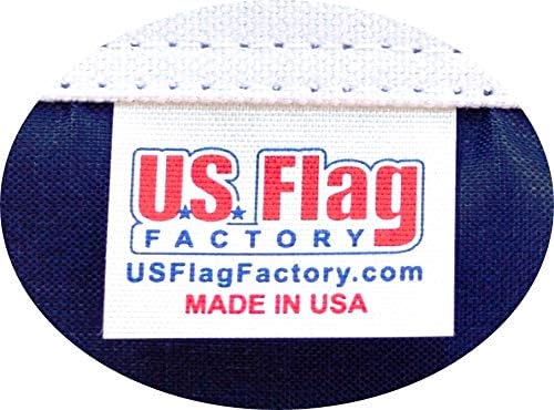 US Flag Factory - 2x3 FT US AMERICAN FLAG (Embroidered Stars & Sewn Stripes) Outdoor SolarMax Nylon Flag - Made in America - Premium Quality (2'x3')