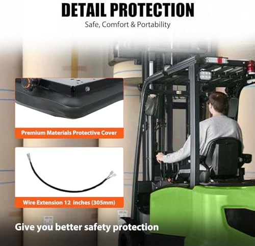 Suspension Kit with Slider Track for Zero Turn Lawn Mower Tractor Forklift, Compatible with Most Aftermarket Seats - Same Day Shipping