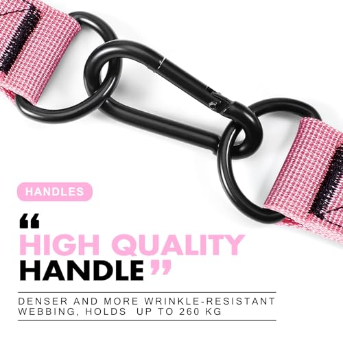 Gym Equipment, Gym Exercise Handles, Cable Attachments for Gym, Replacement Handle Attachments for Cable Machine Pulleys, Resistance Band and Strength Trainer, Pull Down Workout Accessories