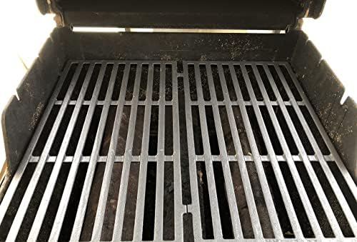 X Home 7637 Grill Grates Replacement for Weber Spirit E/S210 (2013), Spirit II E/S-210 (Front-mounted Control) Gas Grill Replacement Parts, 17.5 x 10.2 Inch, 2-Pack