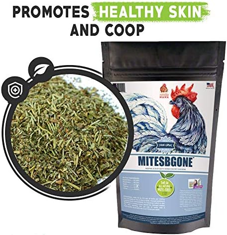 Pampered Chicken Mama Backyard Chicken Nesting Herbs 16 oz (1 lb) - MitesBGone All-Natural Backyard Chicken Feed & Supplies to Protect Against Pests, Bugs, Insects & Vermin - Nesting Blend for Hens