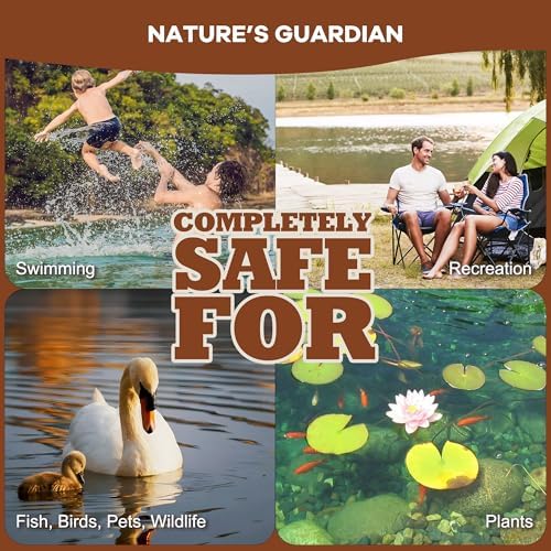 Dr.Raifya’s Muck Reducer Pellets 6 LB - Natural Pond Sludge Solution, Experience The Pure Water & Fresh Odor, Easy to Use, Beneficial Bacteria Safe for Fish, Lake & Outdoor Ponds, 6-Month Supply