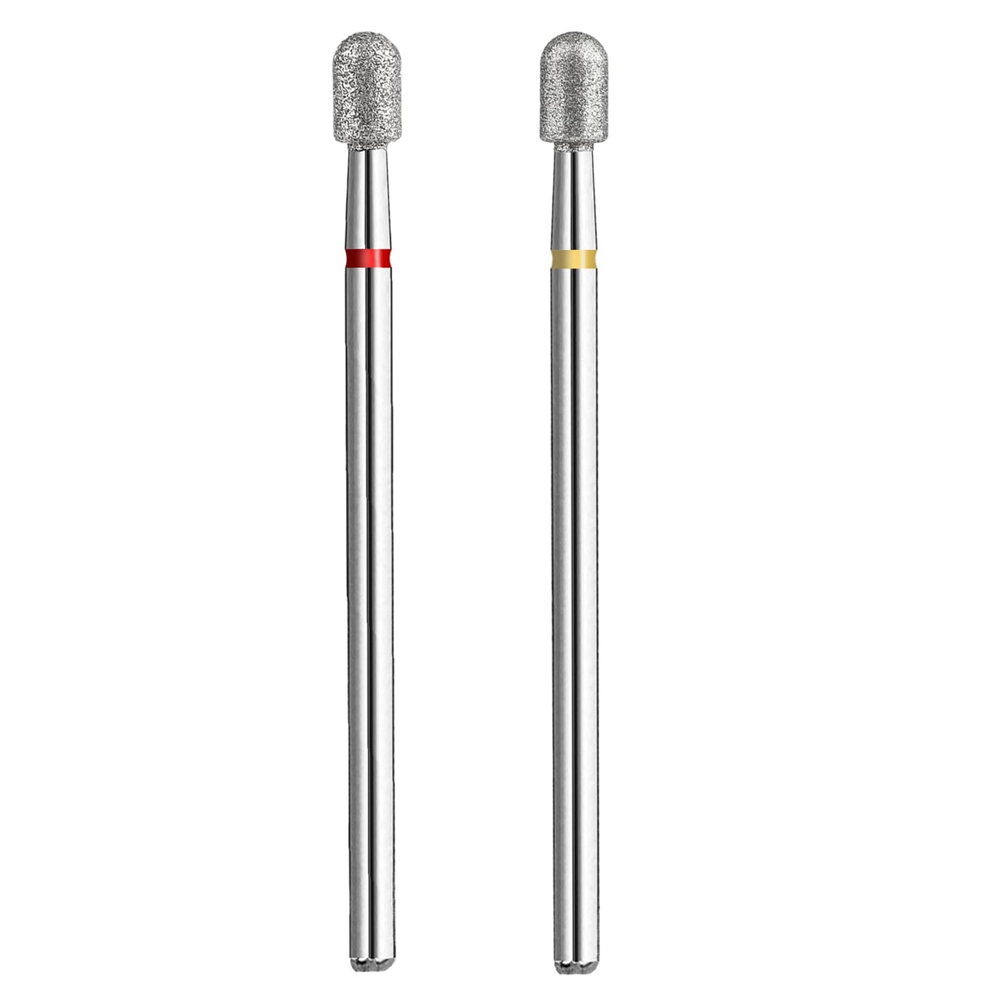 Acycoin2A 2pcs Round Tapered Cuticle Clean Nail Drill Bit (II)