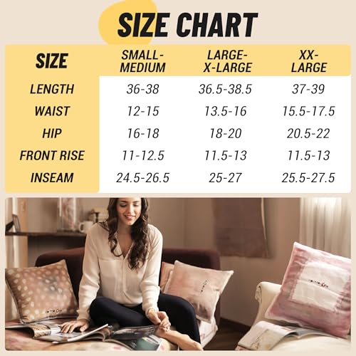 TNNZEET Fleece Lined Leggings Women, Brown Low Waisted Tummy Control No See Through Winter Thermal Soft Warm Yoga Workout Pants