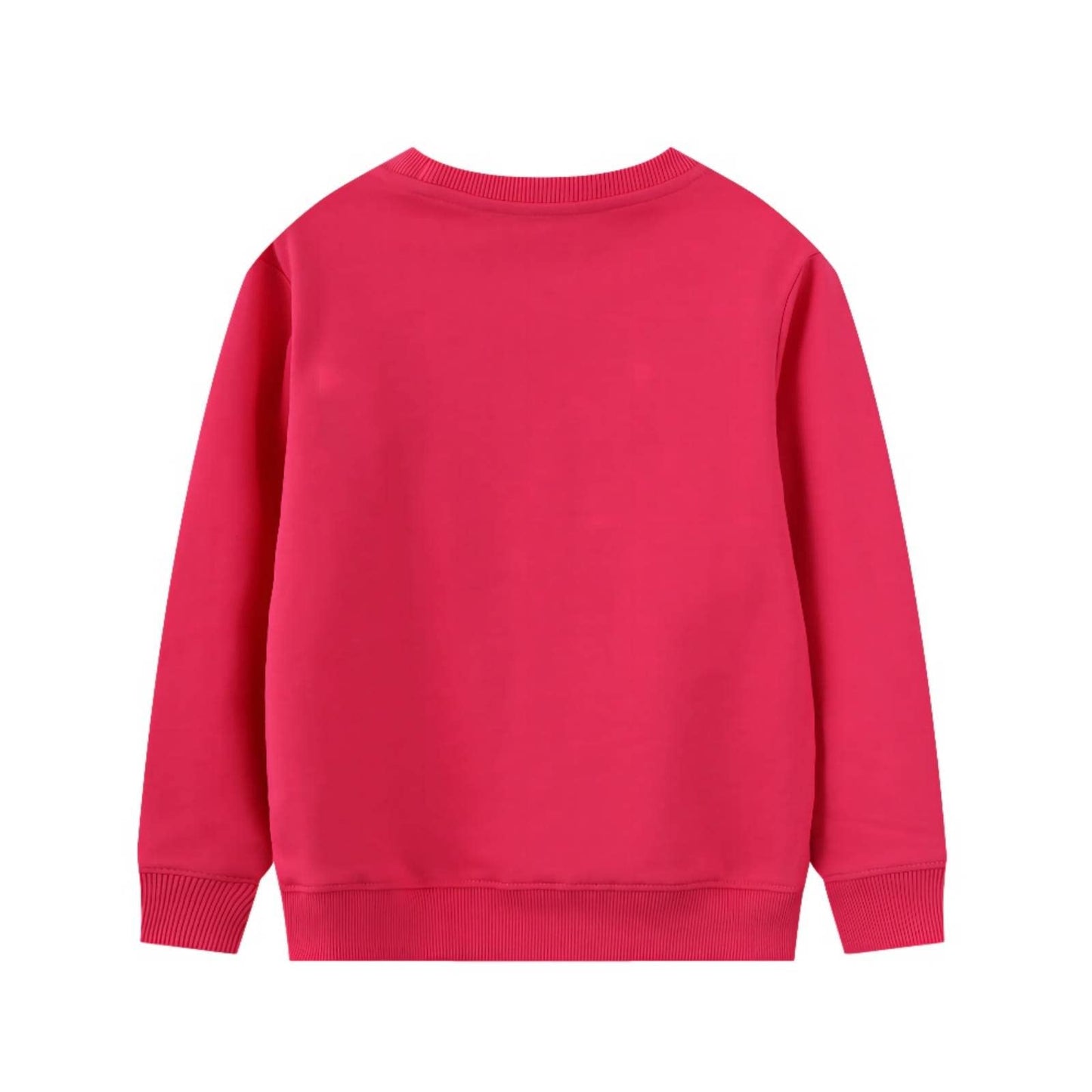Little Girl Sweatshirts Red Unicorn Pullover Crewneck Winter Long Sleeve Tops Cotton Casual Sweater Shirts 7