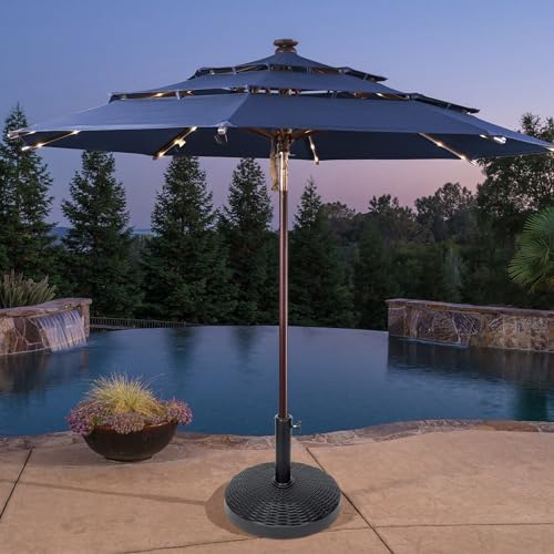 Blissun 31 lbs Heavy Duty Patio Market Umbrella Base Stand