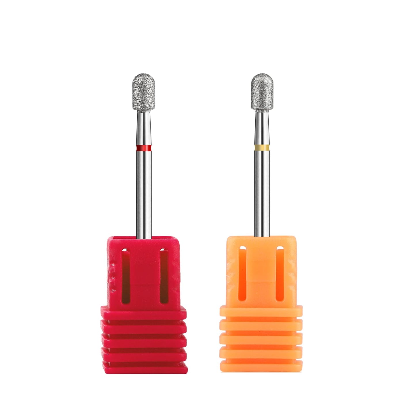 Acycoin2A 2pcs Round Tapered Cuticle Clean Nail Drill Bit (II)