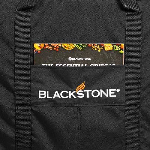 Blackstone 1723 22” Tabletop Griddle Carry Bag, Heavy Duty, Weather Resistant, Griddle Cover, Black. Fits Griddles WITHOUT Hoods or Hard Covers.