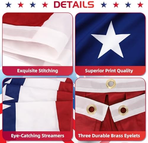 3Pack 2X4FT American Pleated Fan Flag, USA Patriotic Half Fan Bunting Flag, 4th of July Decorations Flags, Red White and Blue Independence Day Decor Indoor Outdoor