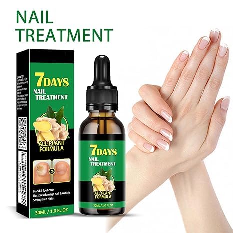 Ginger Nail Treatment Nail Serum 7 Days Nail Treatment for Nail Care (1pc)