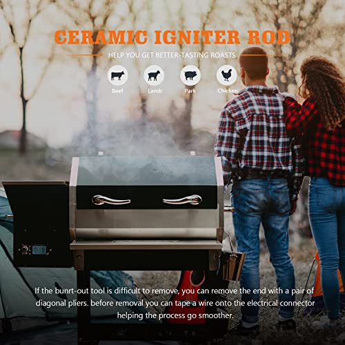 Ceramic Igniter Element Replacement for REC TEC, Recteq Wood Pellet Grill and Smoker, 120V 80W