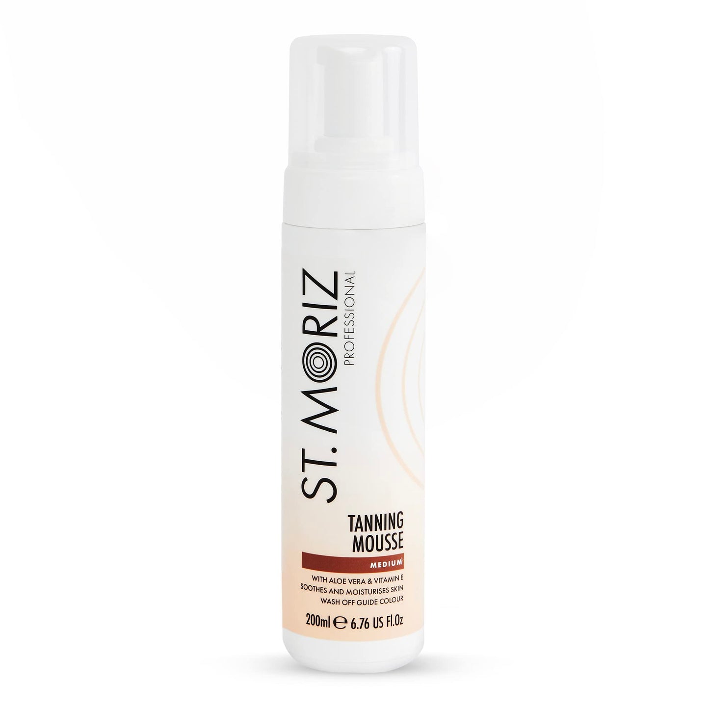 St. Moriz Professional Medium Self Tanner Mousse with Tanning Mitt Bundle - 200ml - Sunless Instant Self Tanning Foam for a Golden, Natural Looking Fake Tan - Moisturizing Aloe Vera & Vitamin E