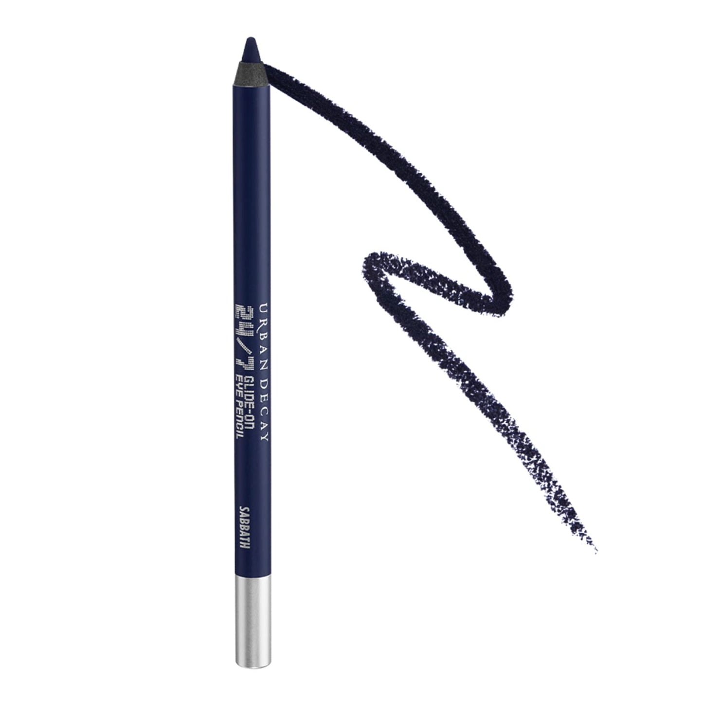 URBAN DECAY 24/7 Glide-On Waterproof Eyeliner Pencil (Sabbath - Deep Navy Matte), Smudge-Proof, Transfer-proof, Long-lasting Colored Eye Liners, Hydrating Vitamin E, Cruelty-free - 0.04 oz