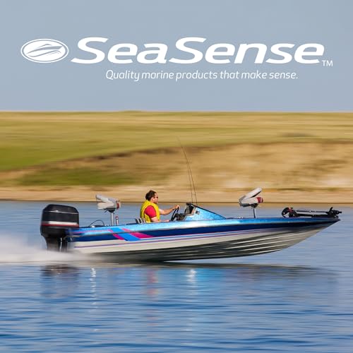 SeaSense 2-Rack Fishing Rod Holder for Your Boat, Pontoon, Garage – Convenient Storage for Fishing Poles, Pliers, Filet Knives & Other Gear – Mounting Hardware Included, Snaps Together Easily