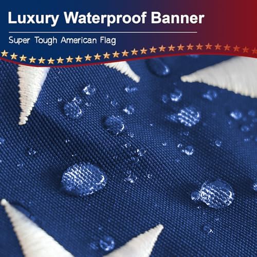 Super Strong American Flag,3x 5 American Flag Outdoor Heavy Duty,3by 5 US Flags with Embroidered Stars,3' x 5' For Outside,Embroidered USA 3x5