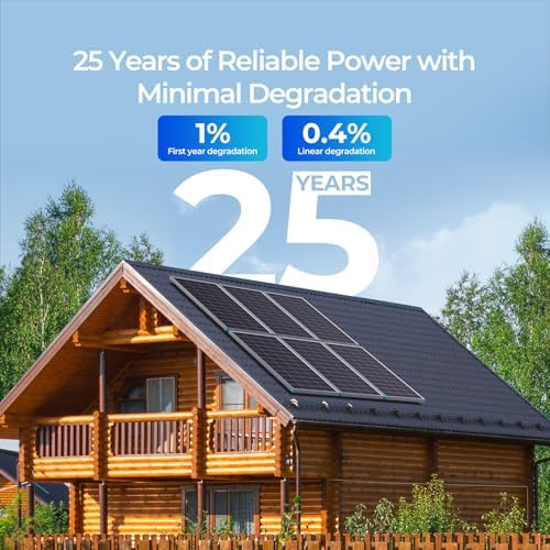 Renogy N-Type 400 Watt Solar Panel 24 Volt, 2Pcs 200W Solar Panels 16BB 25% High-Efficiency, PV Module Power Charger for RV Marine Cabin Roof Home Farm Battery and Other Off-Grid Applications