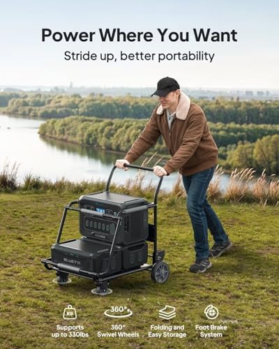 BLUETTI Solar Generator AC300 & B300K Expansion Battery with 2 200W Solar Panels Included, 2764.8Wh LiFePO4 Portable Power Station w/ 7 3000W AC Outlets, for Home Emergency, Power Outage, Off Grid