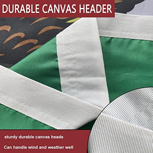 Mexico MX Flag 3x5 Outdoor Double Sided - Vivid Color Polyester Canvas Header and 4 Rows Stitched - Mexican National Flags with Brass Grommets