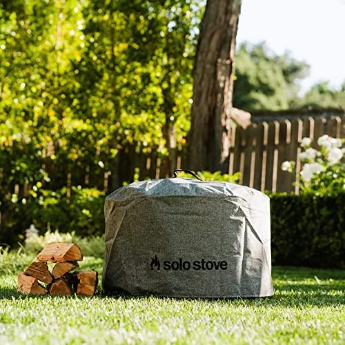 Solo Stove Yukon Shelter - Weather-Resistant Round Cover for Solo Stove Yukon Fire Pit and Accessories - PVC-Coated Polyester with Aluminum Reinforcement - Year-Round Protection