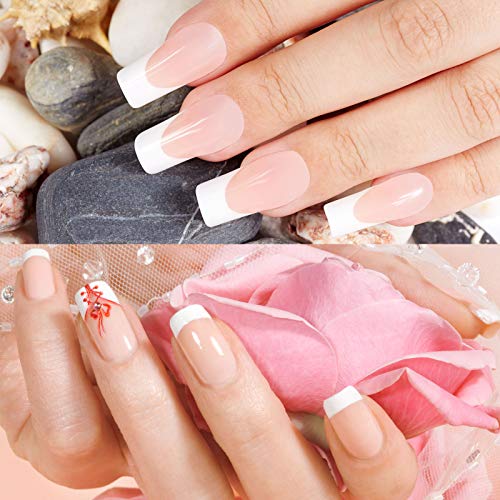 2 Pieces White Nail Pencil and Pencil Sharpener Set, 2 In1 Nail Whitening Under French Fingernail with Cuticle Pusher and Handheld Sharpener for DIY Art Manicure Supplies