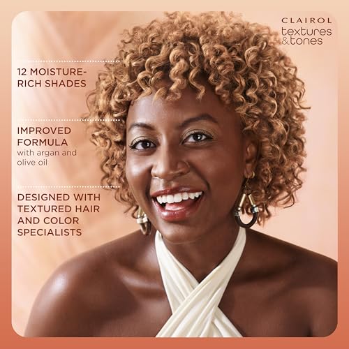 Clairol Textures & Tones Permanent Hair Dye, 5G Caramel Brown Hair Color, Pack of 2