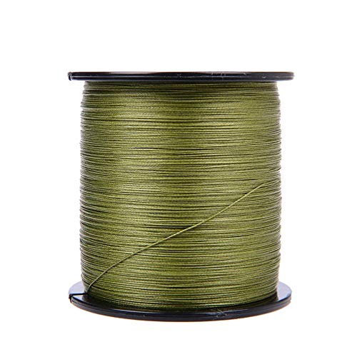Ashconfish Colorfast Braided Fishing Line- 4 Strands Braided Lines Fadeless -Abrasion Resistant - Zero Stretch-Smaller Diameter, 500M/547Yards 6LB Red and Yellow