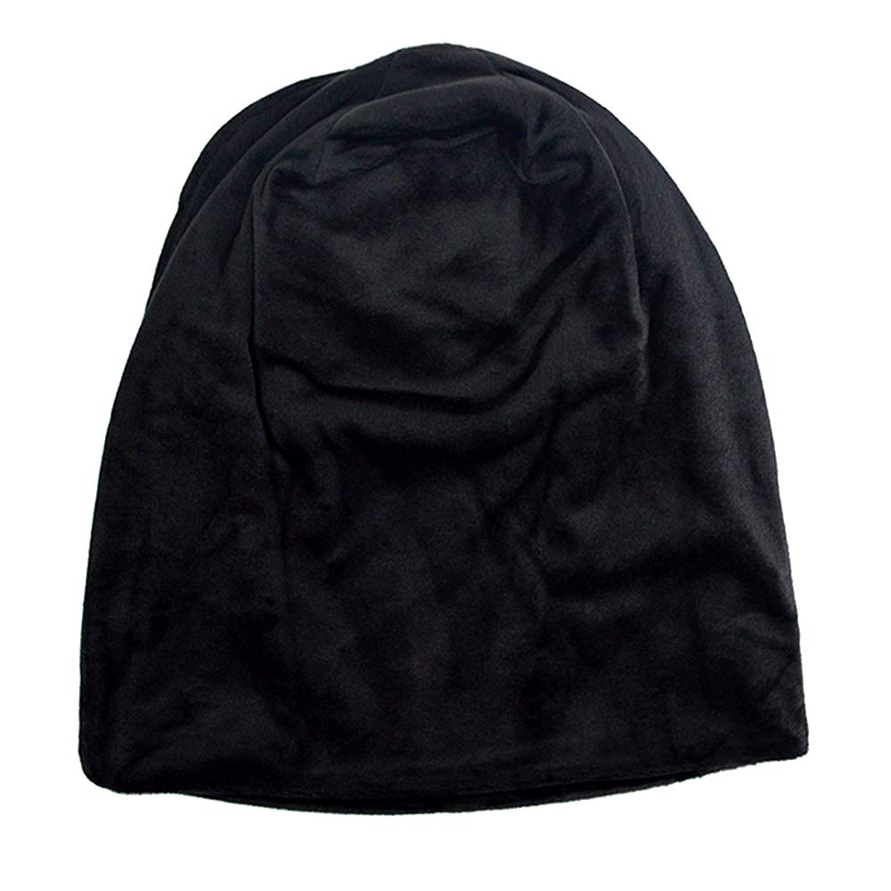 LABANCA Women Fashion Leisure Winter Warm Hat Velvet Soft Beanie for Outdoors Black