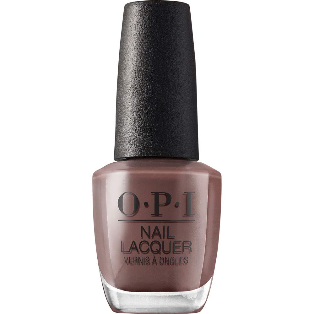 OPI Nail Lacquer Squeaker of the House | Opaque Dark Brown Crème Chip Resistant Nail Polish | Washington DC Collection