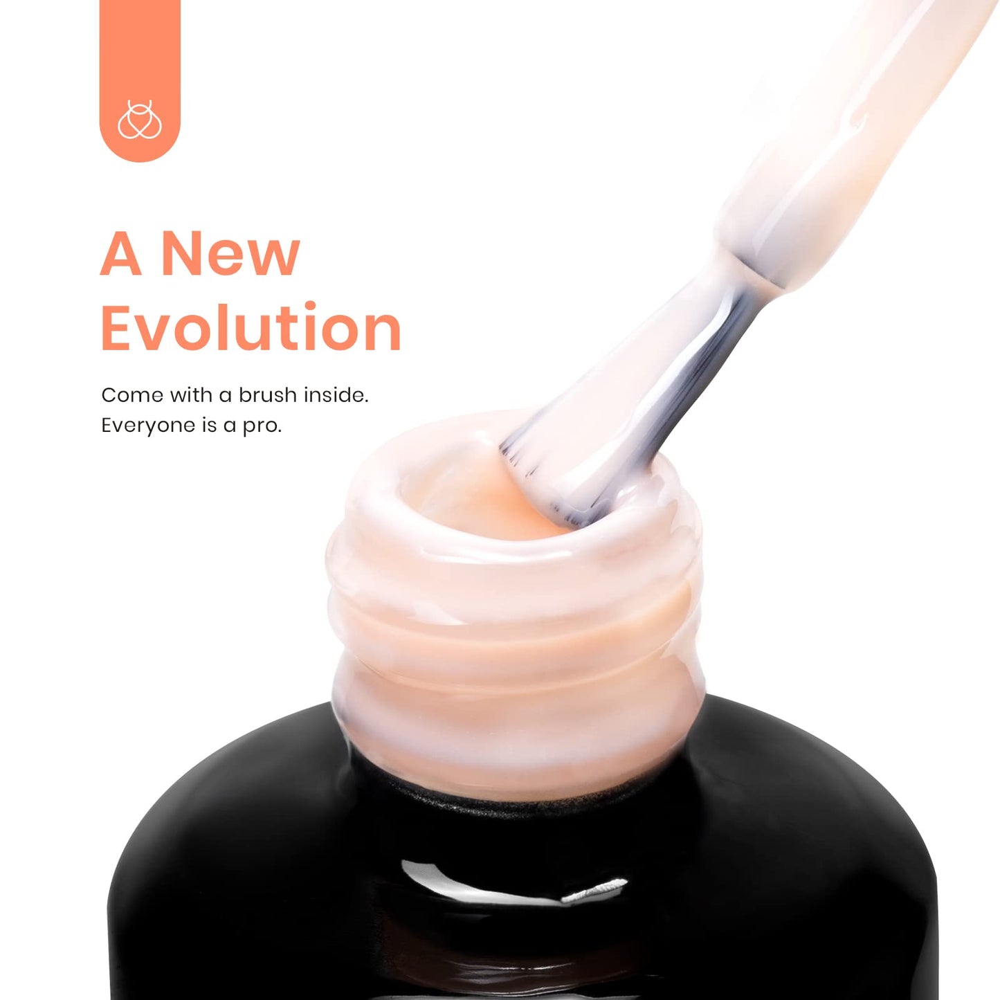 Beetles Builder Gel for Nails 7 in 1 Cover Nude Translucent Builder Strengthener Gel for Nail Extension, Need Base Coat