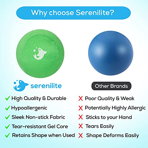 Serenilite Stress Balls, Anxiety Relief Items, Grip Strength Trainer, Meditation Accessories, Physical Therapy Equipment, Fidget Ball, Stress Balls for Adults, Hand Grip Strengthener