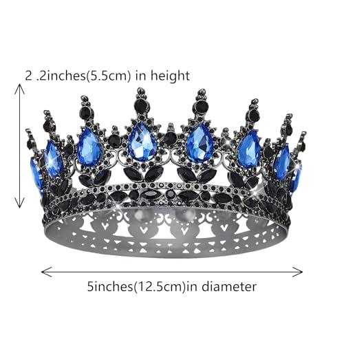 YOUlDIANZI Queen Crown Birthday Crowns for Women, Birthday Girl Sash, Birthday Tiara for Women Set, Princess Rhinestone Birthday Girl Headband Birthday Gifts for Women, Sweet Happy Accessories