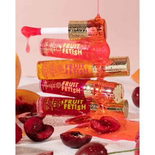 Milani Fruit Fetish Lip Oil with Vitamin E for Instant Hydration, Fruit Extract Infused Lip Treatment and Moisturizing Lip Gloss - Raspberry Peach