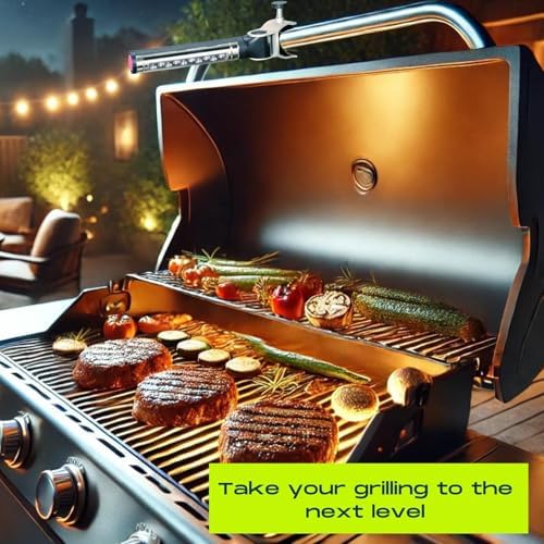 BBQ Grill Light Designed for Blackstone Griddle & Weber Grill - Smoker Grilling Accessories, Perfect Gifts for Men, LED Light bar Dad Birthday Gift - Mens Birthday Gift Ideas Work Light