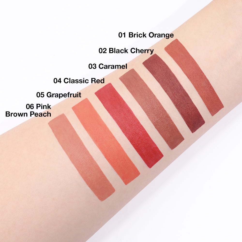 FeiCuiYun Retractable Lipliner Pencil Waterproof Makeup for Lip Liner and Eye Liner, Smooth and Creamy, Long Lasting Matte Finish, Vegan Beauty, Matte Velvet Pigmented Lip Liner(04#Red, 1)