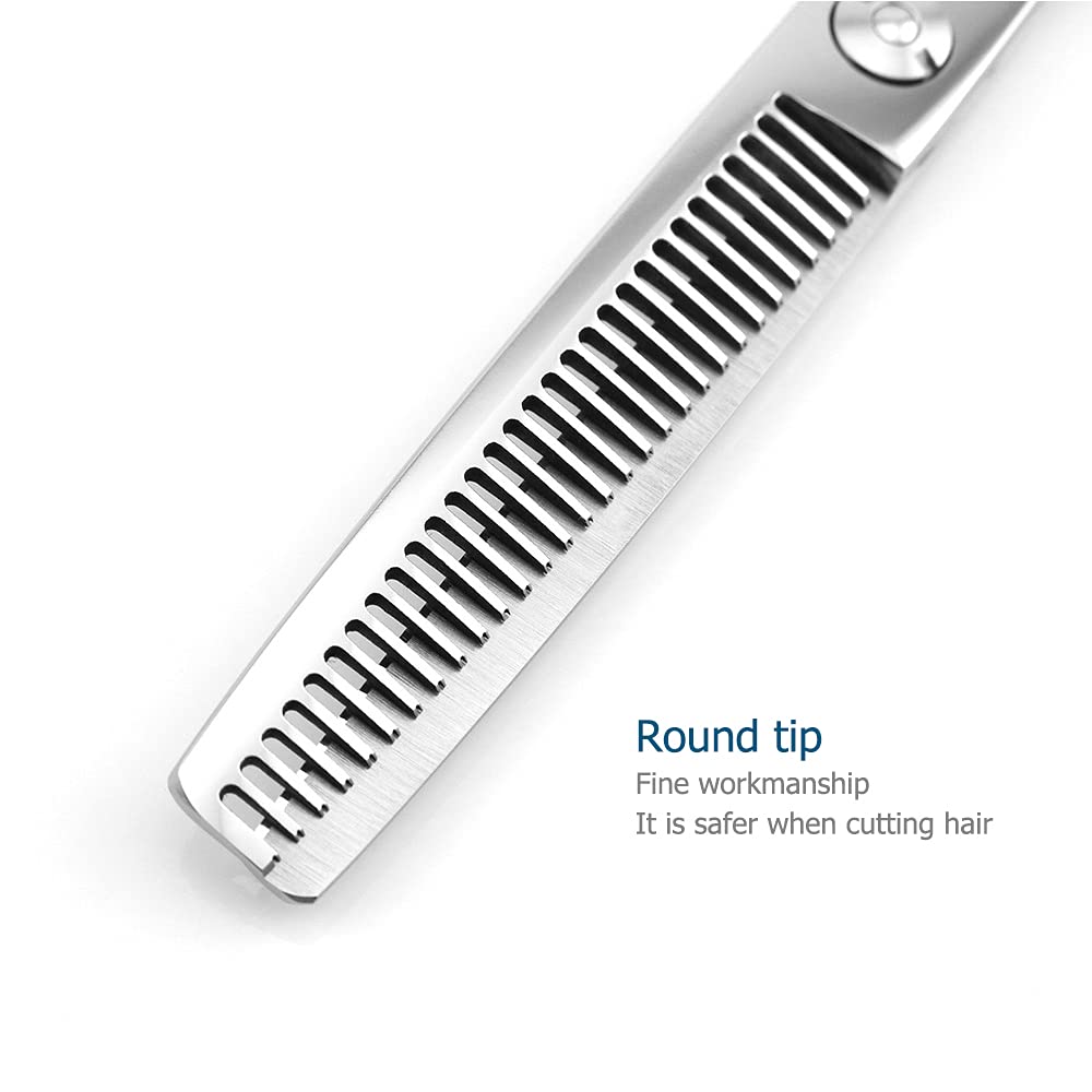 Hair Scissors left hand Thinning Scissors 6 Inch Barber Scissors Left hand Hair Thinning Shears Lefty Barber Shears KINSARO