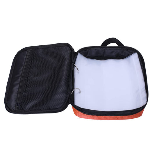 Raprance Fishing Lure Bag Baits Tackle Binder Organizer Storage Plastic Bag(Orange)