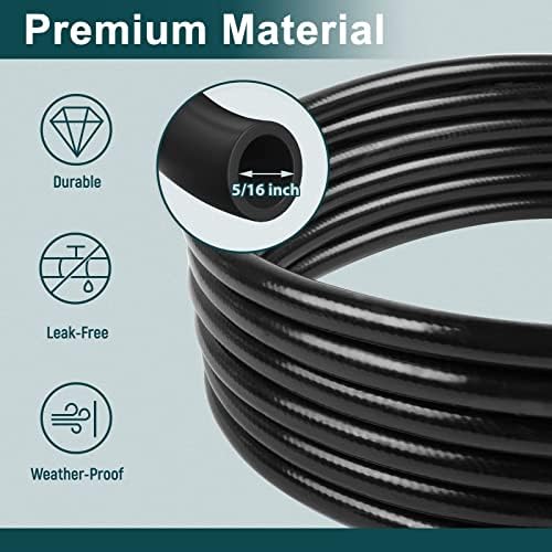 GASPRO 18-Foot RV Quick Connect Propane Hose for Portable Fire Pit, Camp Chef Explorer, Outland Living Fire Bowl, Camping Grill and More