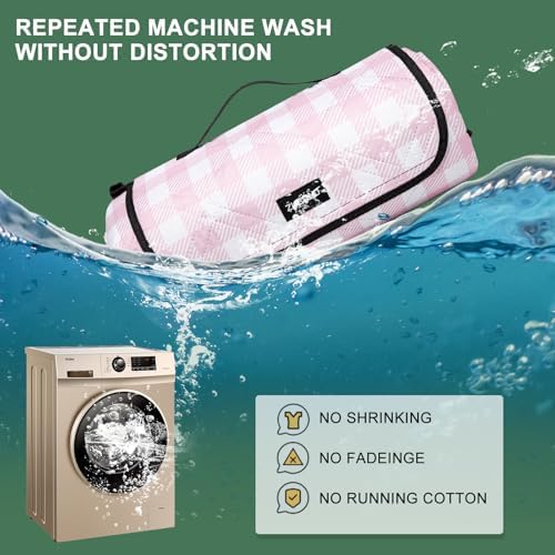 Picnic Blankets Outdoor Blanket Waterproof, 80''x80'' Extra Large Beach Blanket Sandproof Foldable Machine Washable, Vintage Gingham Picnic Mat Grass Lawn Park Family Camping Party Music Festival