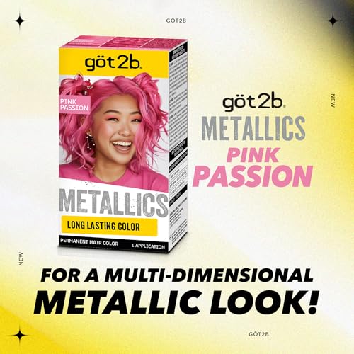Got2b Metallics, Permanent Hair Color, M87 Pink Passion