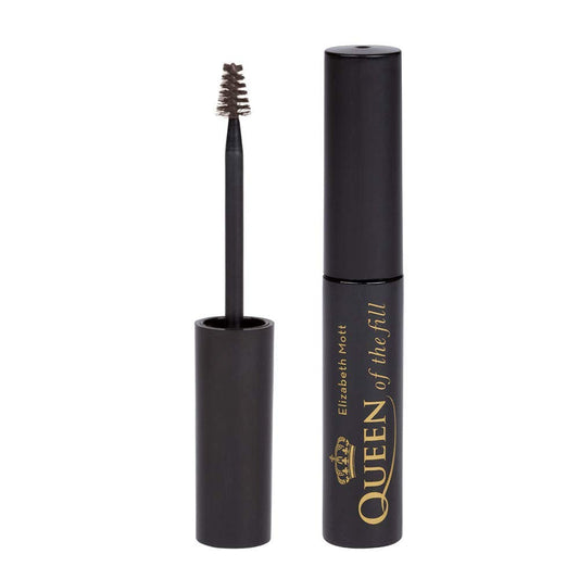 Elizabeth Mott Queen of the Fill Eyebrow Gel – Tinted Brow Filler, Volumizer & Setter, Natural-Looking Fuller Brows – Covers Gray Hairs, Water-Resistant, Long-Lasting – Cruelty-Free, Blonde Shade, 4g